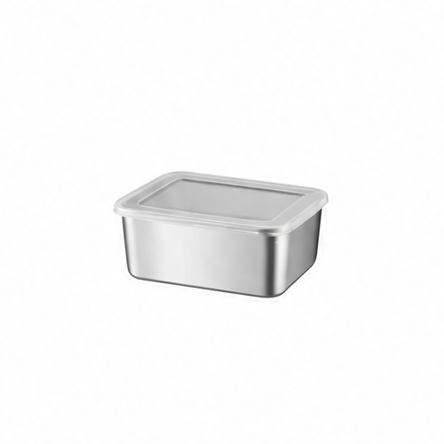 JupiGlow Stackable Food Storage Container, 316 Stainless Steel Fresh-Keeping Box with Leak-Proof Airtight Lid for Camping