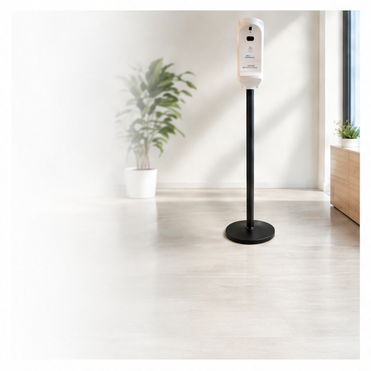 JupiGlow Automatic Soap Dispenser, 1500 ml Contactless Infrared Gel, Soap and Foam Dispenser with Stand for Offices and Schools