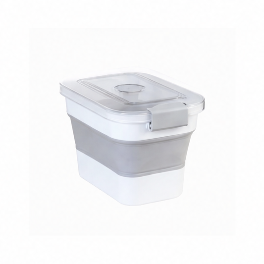 JupiGlow Airtight Dog Food Storage Container with Lid, Collapsible Pet Food Bin, Two Sizes for Dog, Cat and Rice