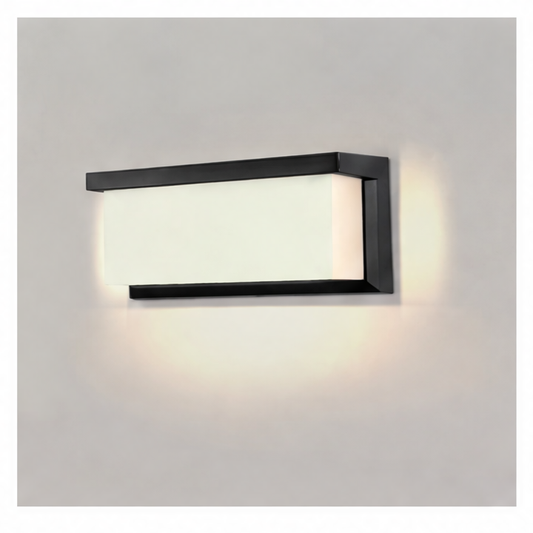 JupiGlow Modern LED Wall Sconce, AC Wall-Mount Lamp with ABS Body, 240V, Warm or Cool White, 1-Piece or 3-Piece Set