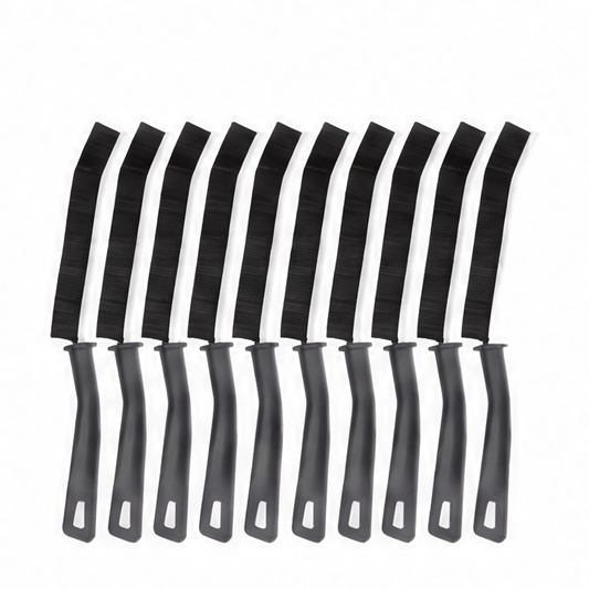 JupiGlow Gap Cleaning Brush, Narrow Manual Joint and Crevice Tool for Tile, Sink and Window Seams, Black, White or Mixed Packs