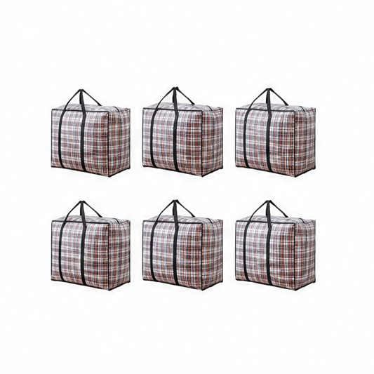 JupiGlow Quilt Storage Bag, Reusable Waterproof Fabric Blanket Organizer with Woven Rectangular Design for Wardrobe, Cabinet and Moving