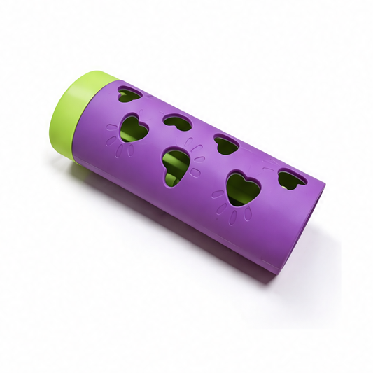 JupiGlow Plastic Slow Feeder for Dogs and Cats, Detachable Treat Dispenser and Bite-Resistant Chew Toy, 1PC Option for Indoor or Outdoor Use