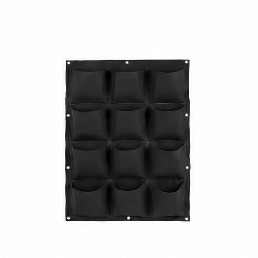 JupiGlow Vertical Wall Planter, Hanging Grow Bag with 2 to 72 Pockets, Pastoral Style for Herbs, Flowers and Home Gardens