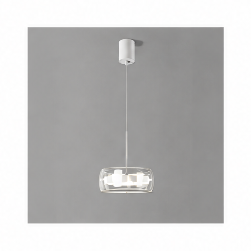 JupiGlow Modern Pendant Light, Adjustable LED Chandelier with Remote Dimming, 1–5 Heads, 10–30㎡ Coverage for Dining Room