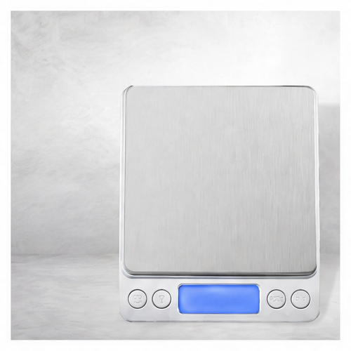 JupiGlow Digital Kitchen Scale, 3kg Capacity, 10.5x13.5cm, USB or Battery Power