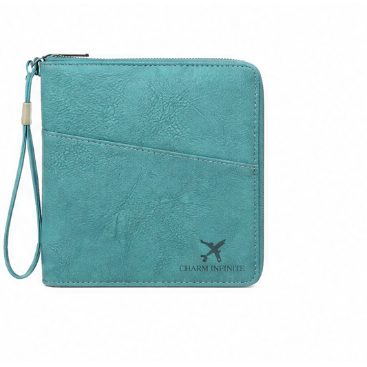 JupiGlow RFID Blocking Passport Wallet Solid Travel Document Holder in 4 Colors
