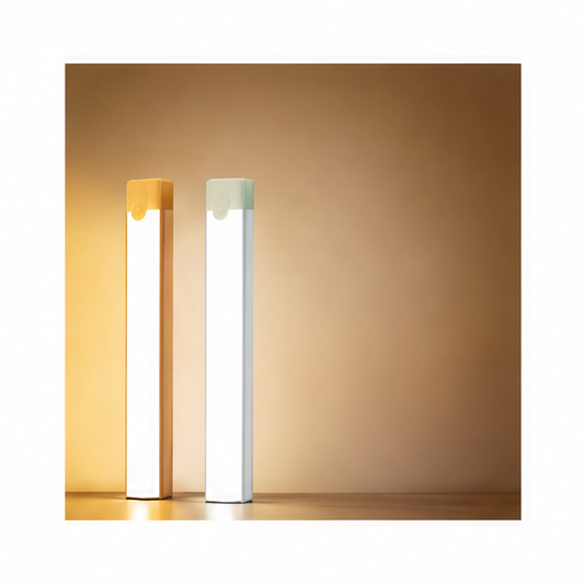 JupiGlow Wireless Rechargeable Cabinet Light with Motion Sensor, Self-Contained LED Night Lamp for Closet, Kitchen and Wardrobe