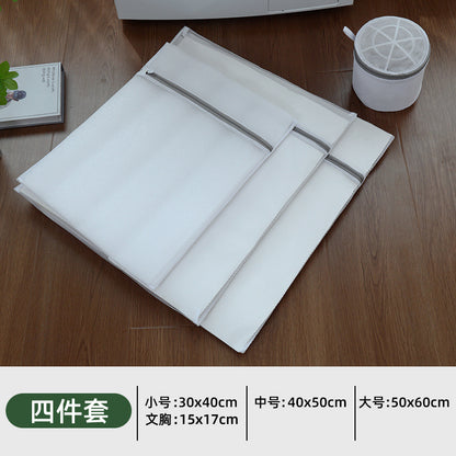 Manufacturer of Gray Laundry Bags for Home Use, Machine Washable Anti-Deformation Protective Wash Bags, Bra and Sweater Wash Bags, Mesh Bags, Wholesale Clothing