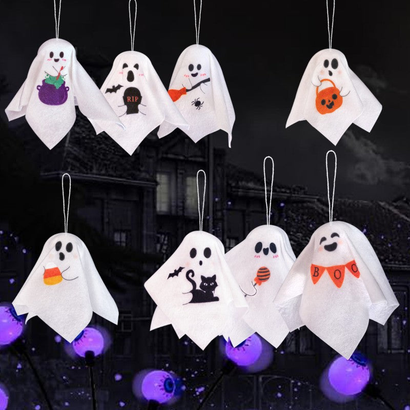 JupiGlow Halloween Polyester Hanging Ghost Decorations
