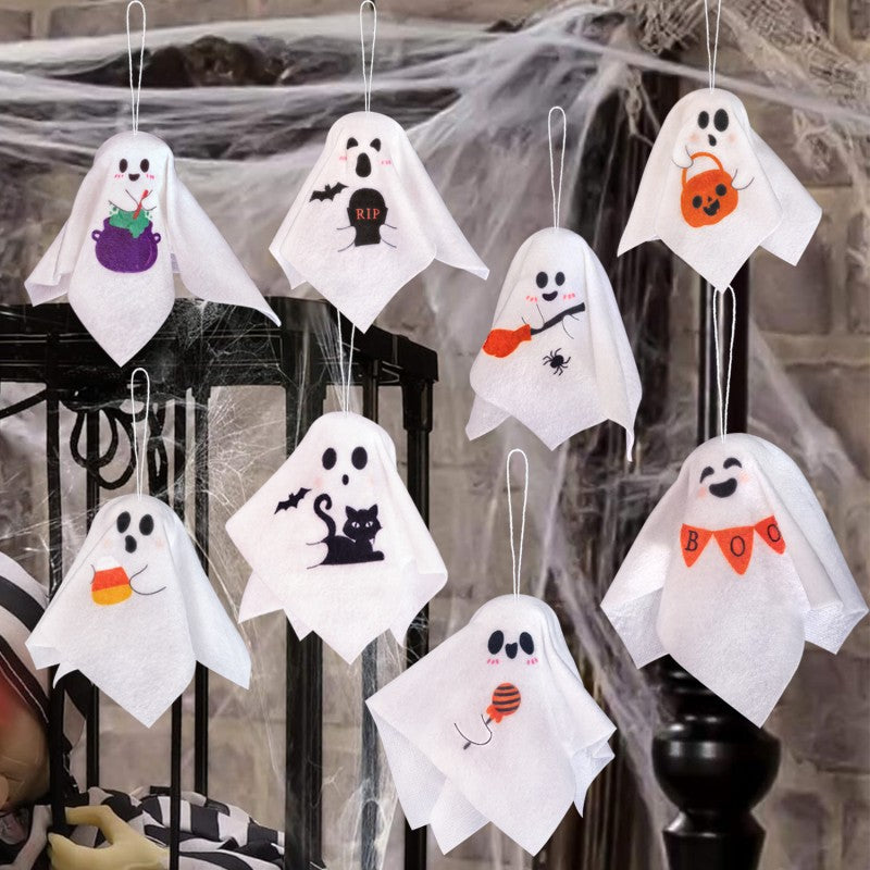 JupiGlow Halloween Polyester Hanging Ghost Decorations