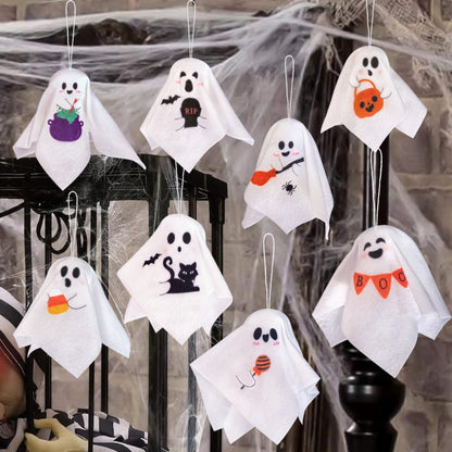 JupiGlow Halloween Polyester Hanging Ghost Decorations