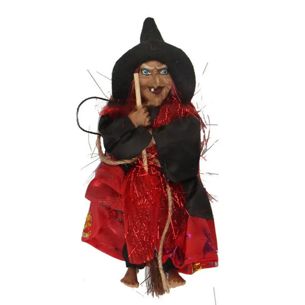 JupiGlow Mini Hanging Witch Doll, 20cm