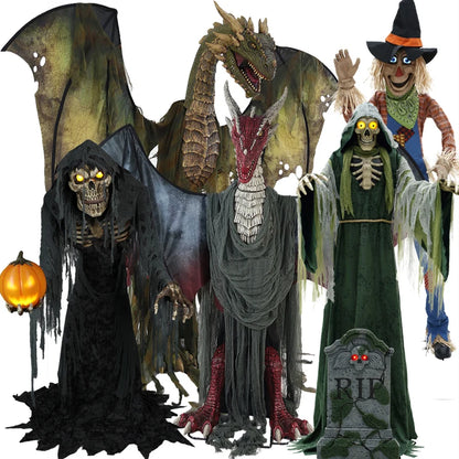 Halloween Haunted House Large Decorative Props Electric Machinery Nightclub Decorations