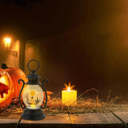 New Halloween Decorations Retro KeroseneLamp Halloween Hanging Ornaments Small Oil Lamp Lantern Christmas Crafts Christmas Thing