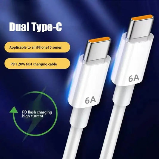 High Speed 120W USB C To USB C Cable Fast Charging, 1m