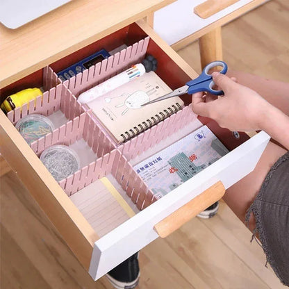 JupiGlow Adjustable Drawer Dividers, Set of 4
