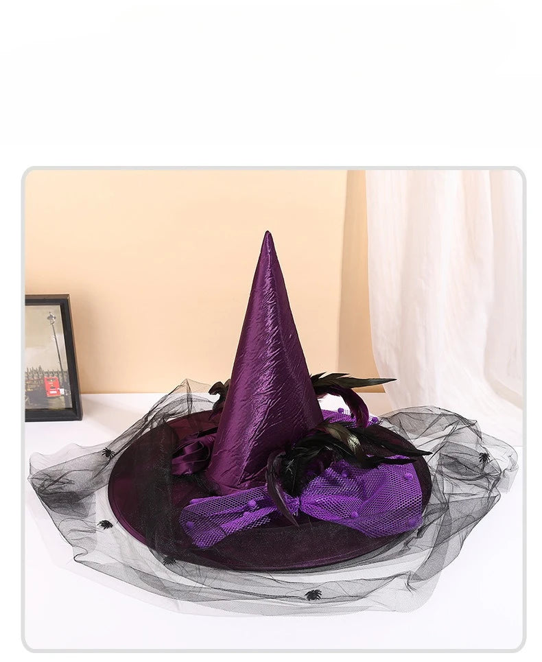 JupiGlow Adult Polyester Witch Hat