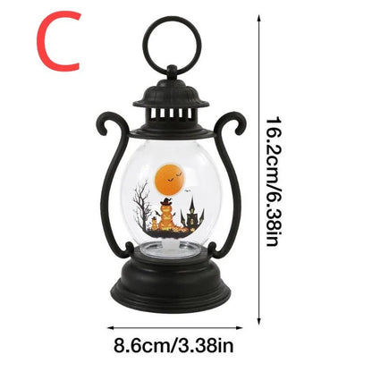 New Halloween Decorations Retro KeroseneLamp Halloween Hanging Ornaments Small Oil Lamp Lantern Christmas Crafts Christmas Thing