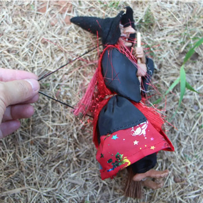 JupiGlow Mini Hanging Witch Doll, 20cm
