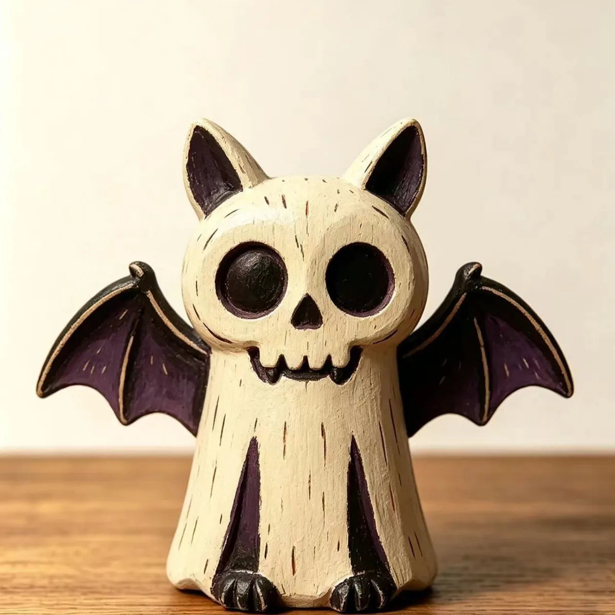 JupiGlow Wooden Halloween Tabletop Figurine