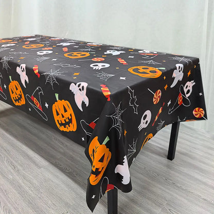 JupiGlow Polyester Halloween Tablecloth