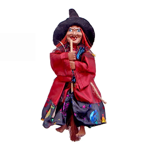 JupiGlow Mini Hanging Witch Doll, 20cm