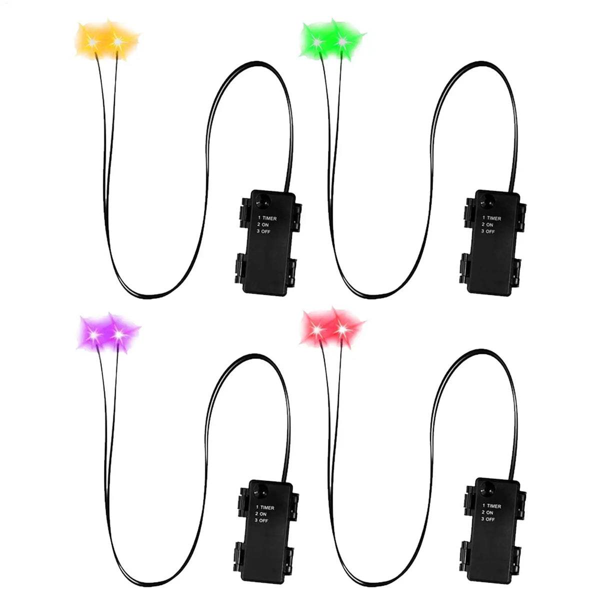 JupiGlow LED Glowing Eyes Halloween Prop with Timer