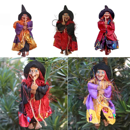 JupiGlow Mini Hanging Witch Doll, 20cm
