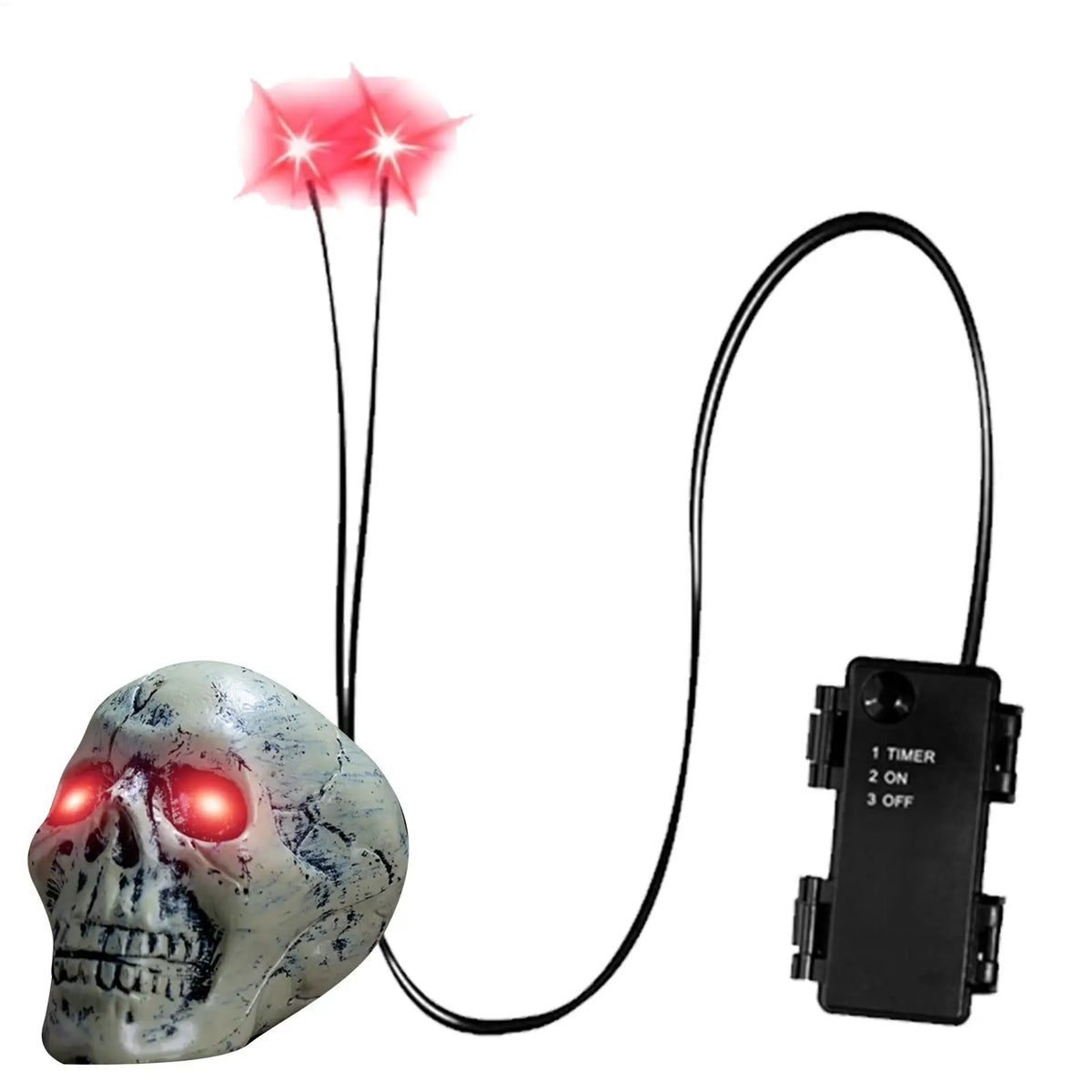 JupiGlow LED Glowing Eyes Halloween Prop with Timer