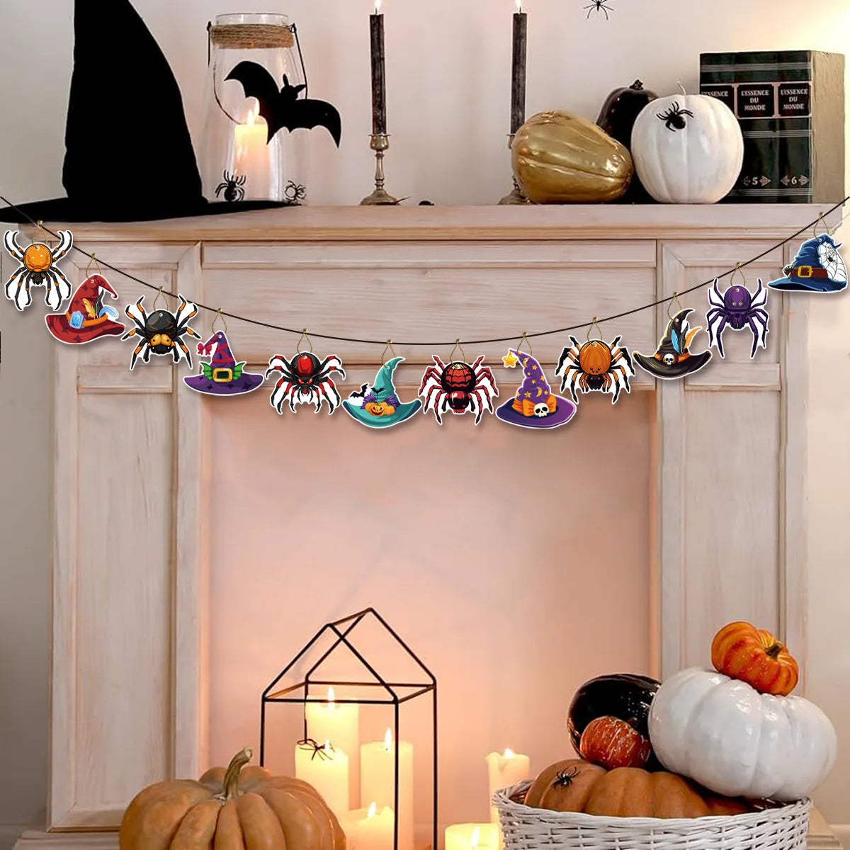 JupiGlow Halloween Paper Tree Ornaments