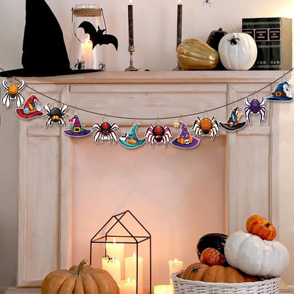 JupiGlow Halloween Paper Tree Ornaments