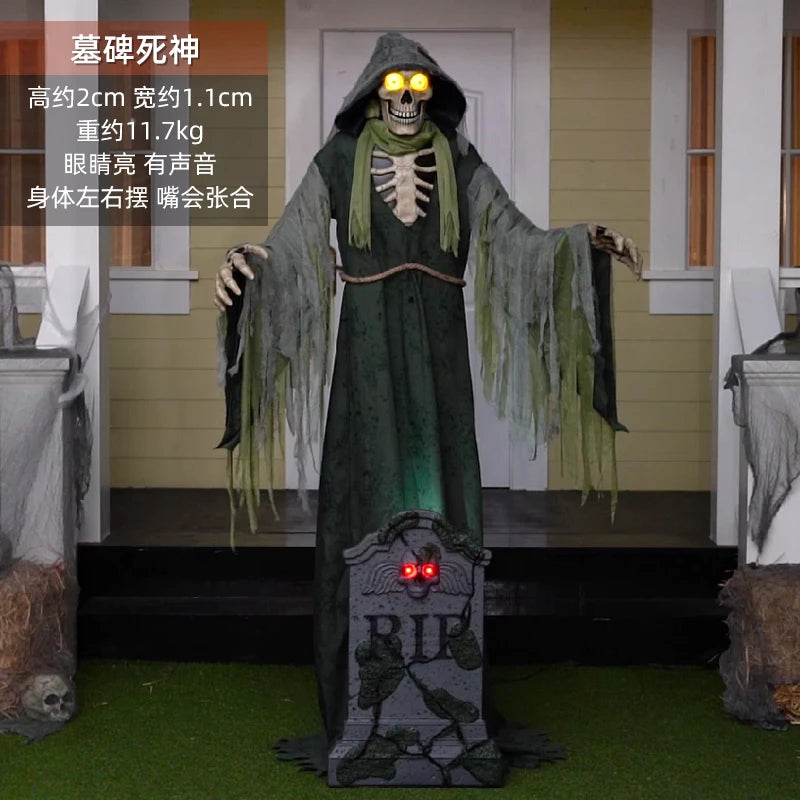 Halloween Haunted House Large Decorative Props Electric Machinery Nightclub Decorations