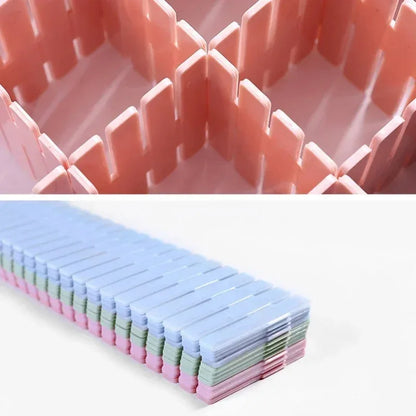 JupiGlow Adjustable Drawer Dividers, Set of 4