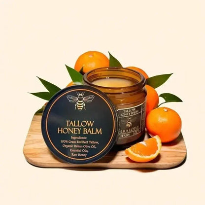 Organic Grass Fed Beef With Raw Honey Moisturizing Cream For Soft Smooth Skin Handmade All-Natural Moisturizer Skin