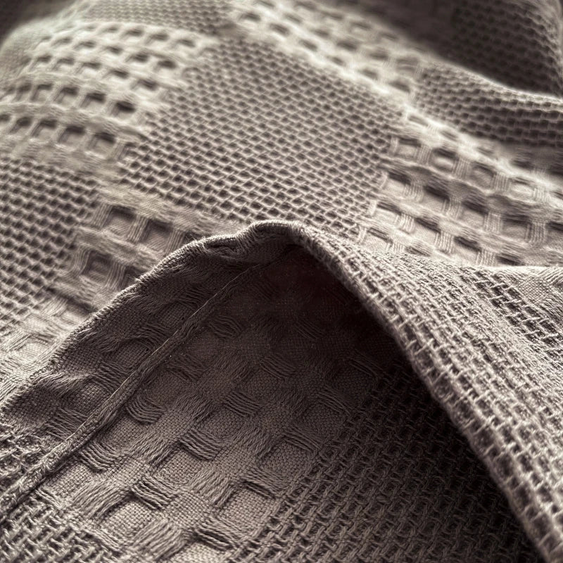 100% Cotton Throw Blanket Soft Breathable Waffle Blanket for Twin Queen King Bed Decorative Plaid Sofa Blankets Summer Throws