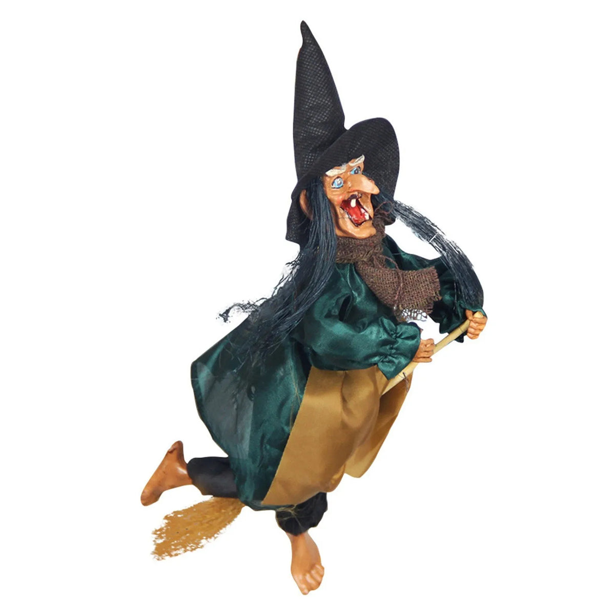 JupiGlow Hanging Witch with Sound and Light Effects