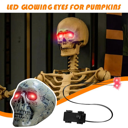 JupiGlow LED Glowing Eyes Halloween Prop with Timer