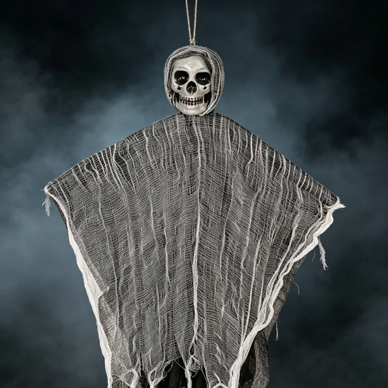 JupiGlow Hanging Skeleton Ghost Halloween Ornament