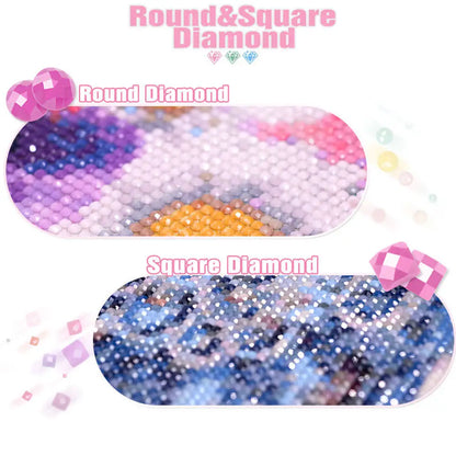 Huacan Halloween Decoration Diamond Painting Gril Portrait 5D DIY Full Square Round Drill Mosaic Embroidery Home Wall Decor