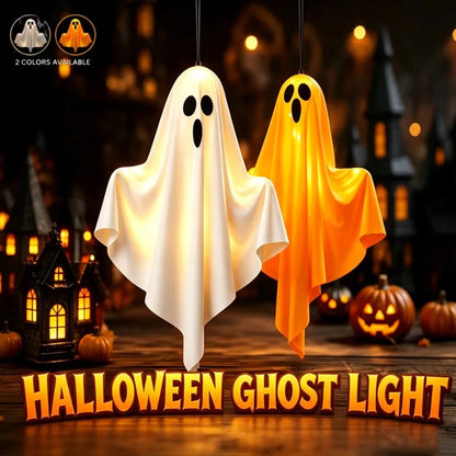 JupiGlow Acosh Neon Lighted Hanging Ghost Decoration