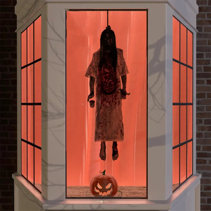 New Halloween Decorations Scary Corpse Wall Stickers Holiday Party Bedroom Window Sticker Decor Halloween Party Supplies 2024