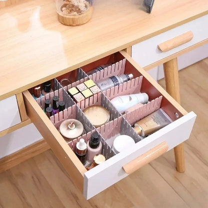JupiGlow Adjustable Drawer Dividers, Set of 4