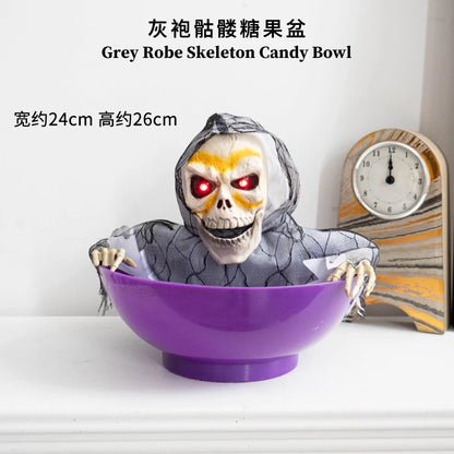 JupiGlow Halloween Pumpkin Candy Container and Display Props