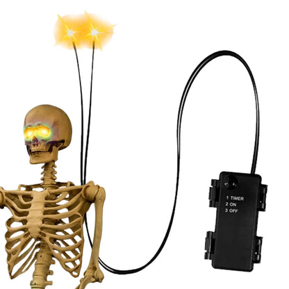 JupiGlow LED Glowing Eyes Halloween Prop with Timer