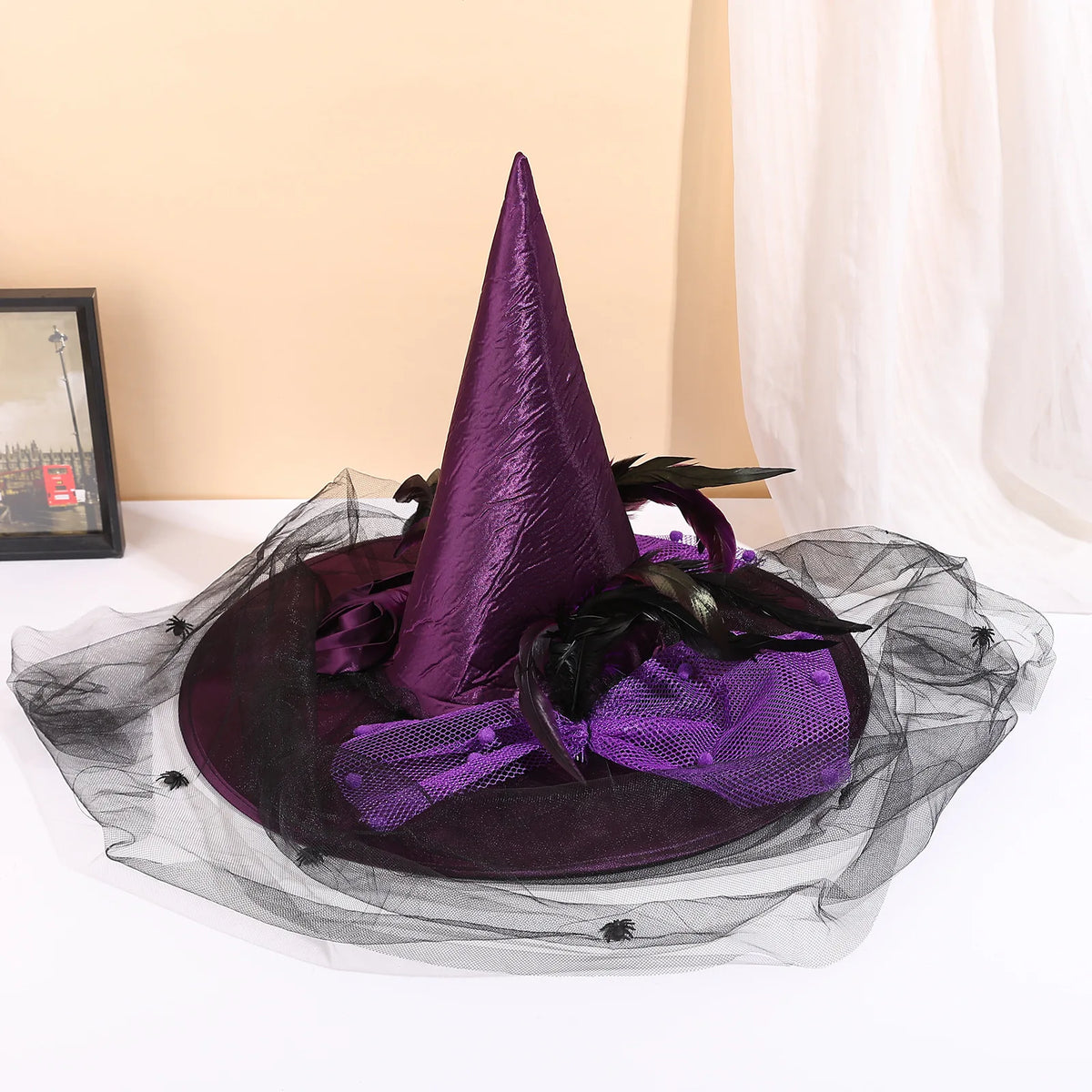 JupiGlow Adult Polyester Witch Hat