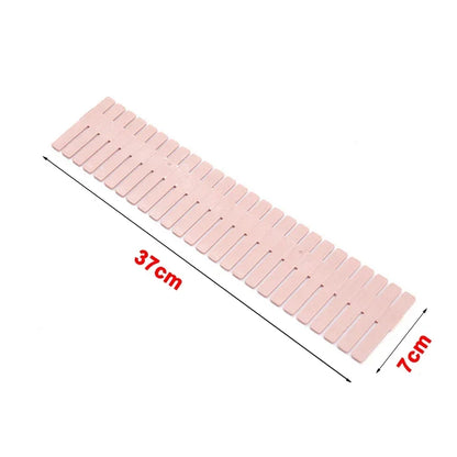 JupiGlow Adjustable Drawer Dividers, Set of 4