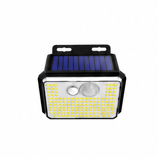 JupiGlow Solar Motion Sensor Outdoor Wall Light, LED Security Lamp with 3 Lighting Modes for Garden, Patio, Driveway and Porch