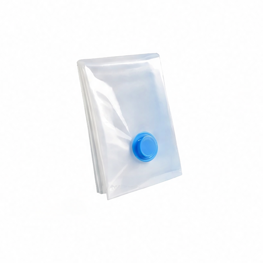 JupiGlow Vacuum Compression Storage Bags for Bedding, Reusable PA+PE Flat Bags, 60x80cm or 80x100cm, 1-Piece Option