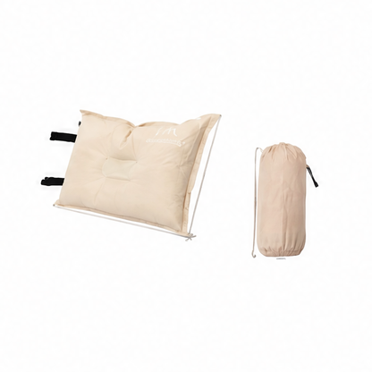 JupiGlow Inflatable Travel Pillow, Ultralight Air Pillow for Hiking, Camping and Sleep, Khaki or Brown